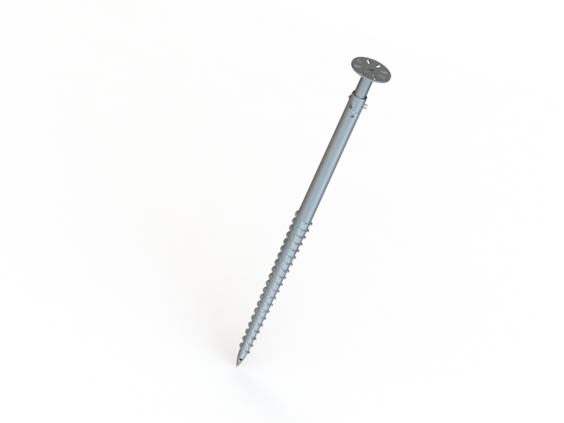 Adjustable Ground Screw