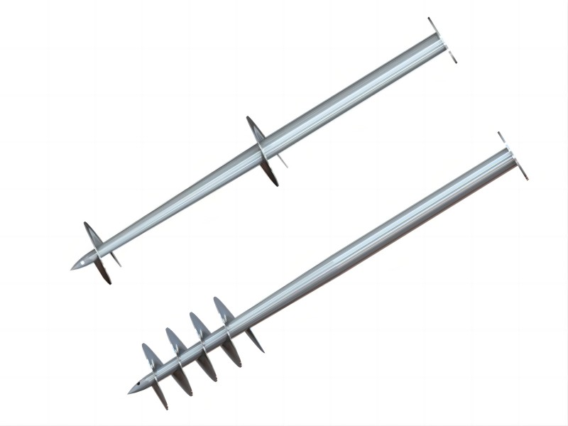 Ground Screw with Large blades