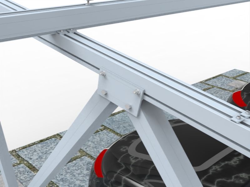 Detail image of Solar Carport Mounting System