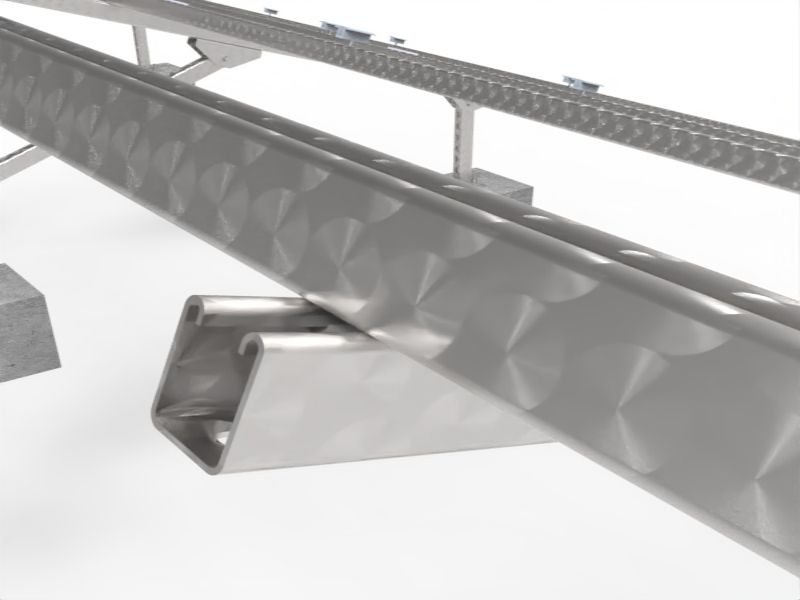 Carbon Steel Ground Mounting System Bracket