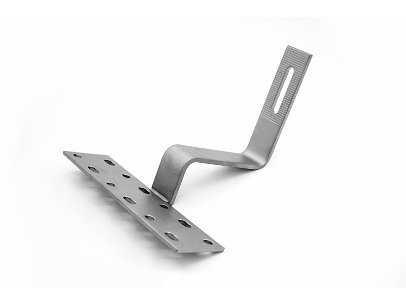 Picture of a right angle solar roof hook