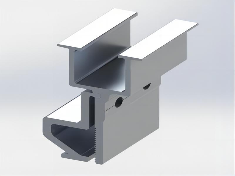 Clamp for rail-less solar roof mounting system