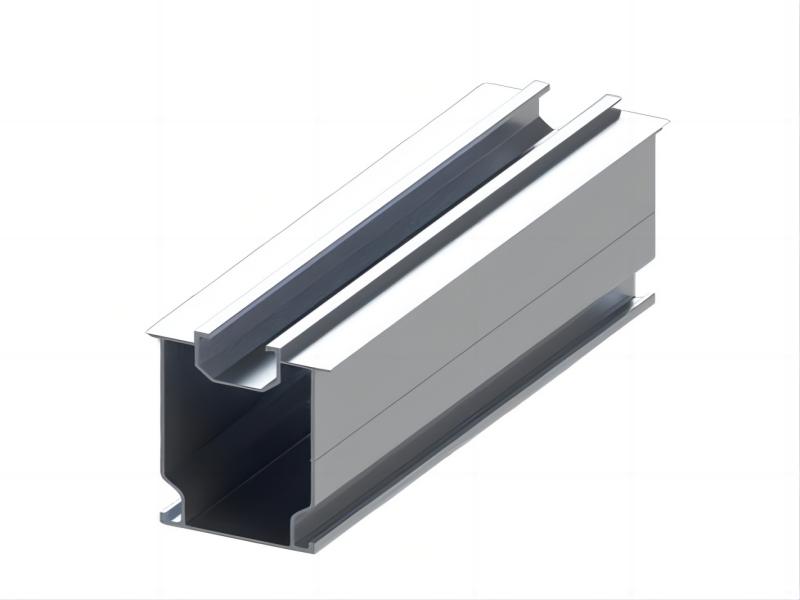 Mounting rail for aluminum solar frames
