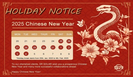 SR Solar Chinese New Year Holiday Notice