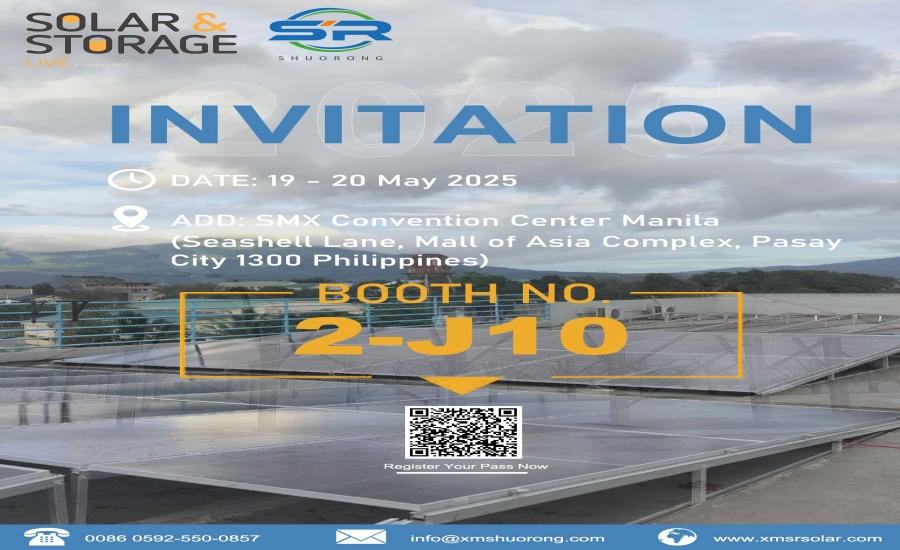 SR SOLAR Invites You to Meet Us at Solar&Storage Live Philippines 2025!