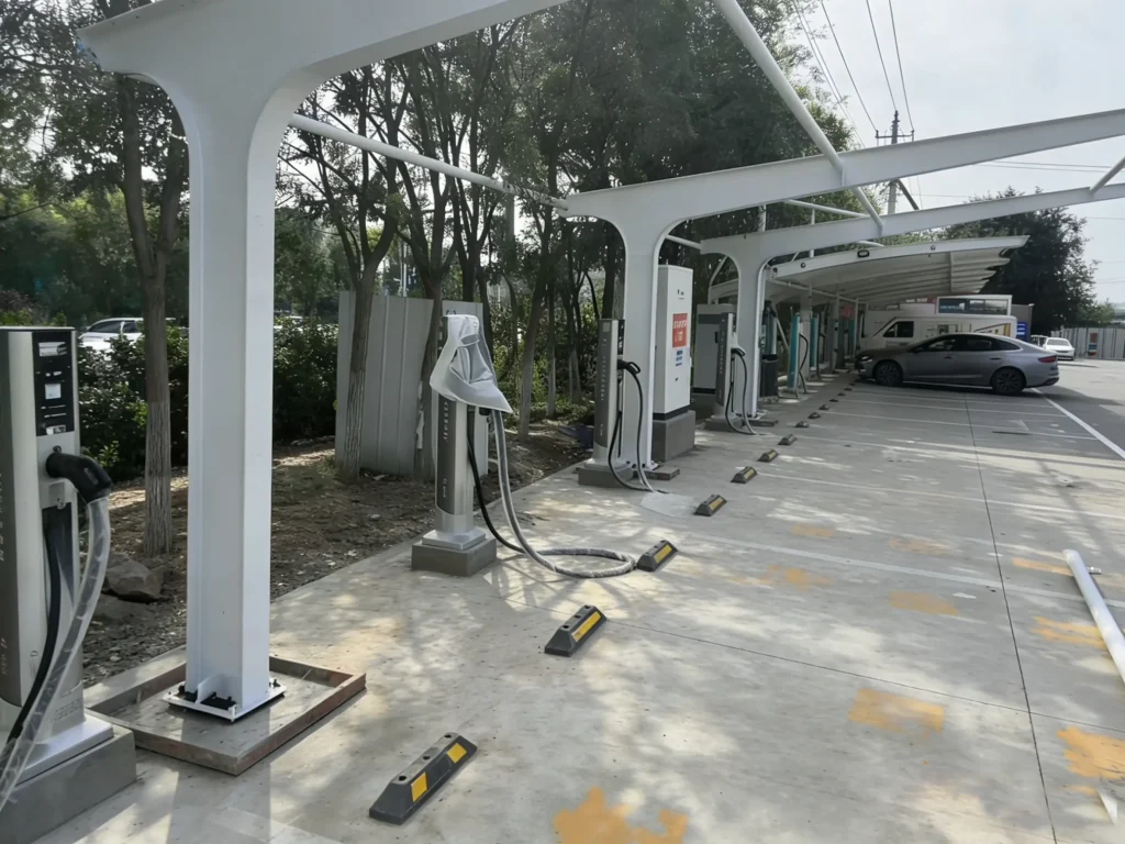 SR Solar Carport Mounting System Steel Structure