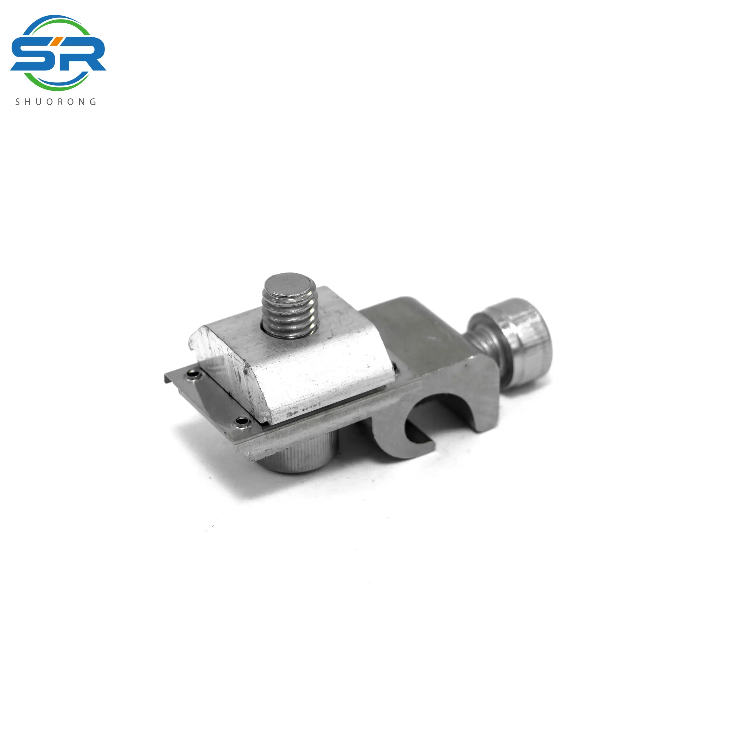 High-quality 3/4 view of the finished SR Solar GL01-18B grounding lug kit