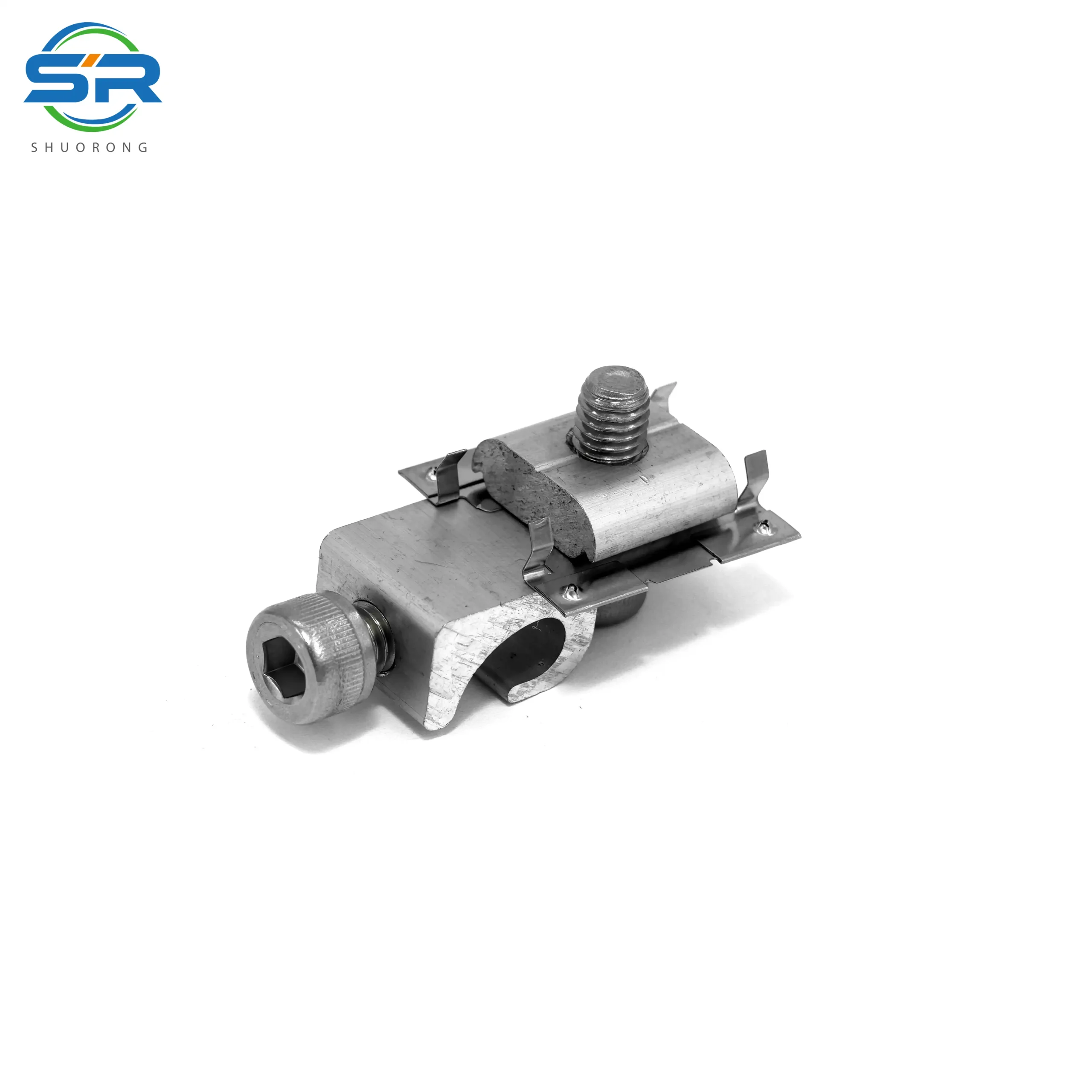 Side view profile of the assembled SR Solar GL01-18B earthing lug