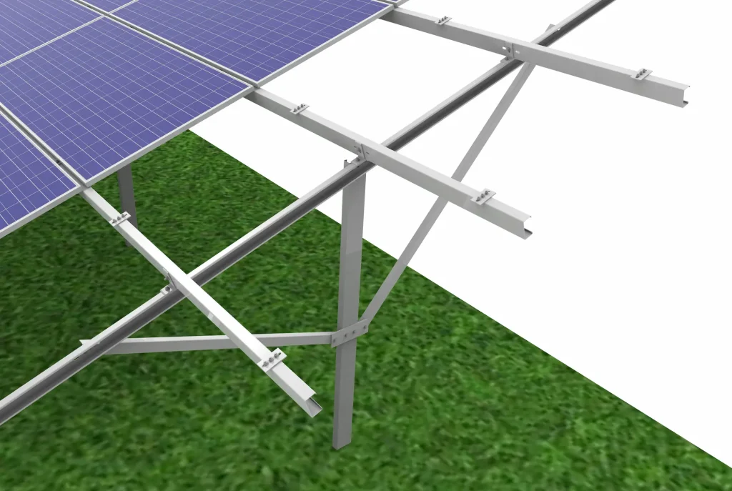 sr-solar-aluminum-ground-mount-joint-connection-detail