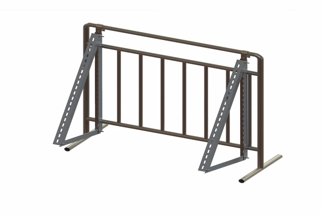 sr-solar-black-balcony-solar-racking-oem-supplier