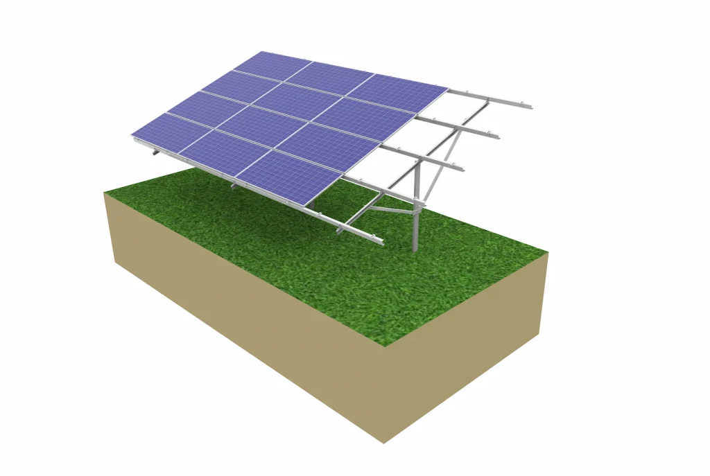 sr-solar-driven-pile-racking-structure-partial-assembly