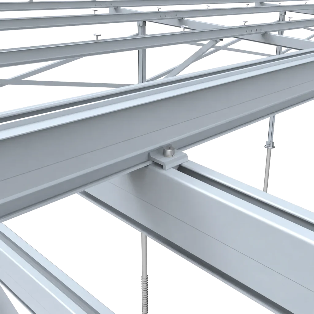 sr-solar-ground-agri-pv-beam-purlin-interlocking-clamp