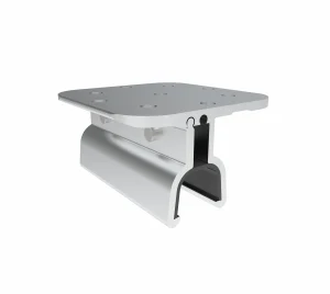 SR Solar metal roof mounting clamp factory showcasing Kliplok clamp SR-KC01 mass production for wholesale supply.