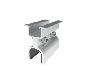 SR Solar railless Kliplok clamp SR-KC06 made of AL6005-T6 aluminum with SUS304 bolts for rail-free roof mounting.