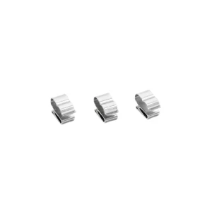 Precision-manufactured SR Solar CC04 SUS304 stainless steel cable clip for PV wire management.