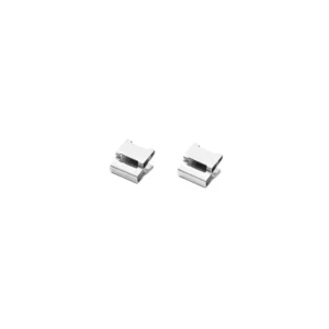 SR Solar CC14 stainless steel cable clip integrated into a commercial rooftop solar array.