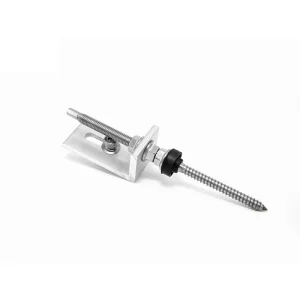 Precision manufacturing of SR Solar LS01 aluminum L feet with hanger bolt components