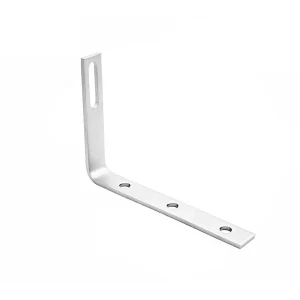 Close-up view of SR Solar SR-RH17 stainless steel roof hook highlighting its robust engineered design.