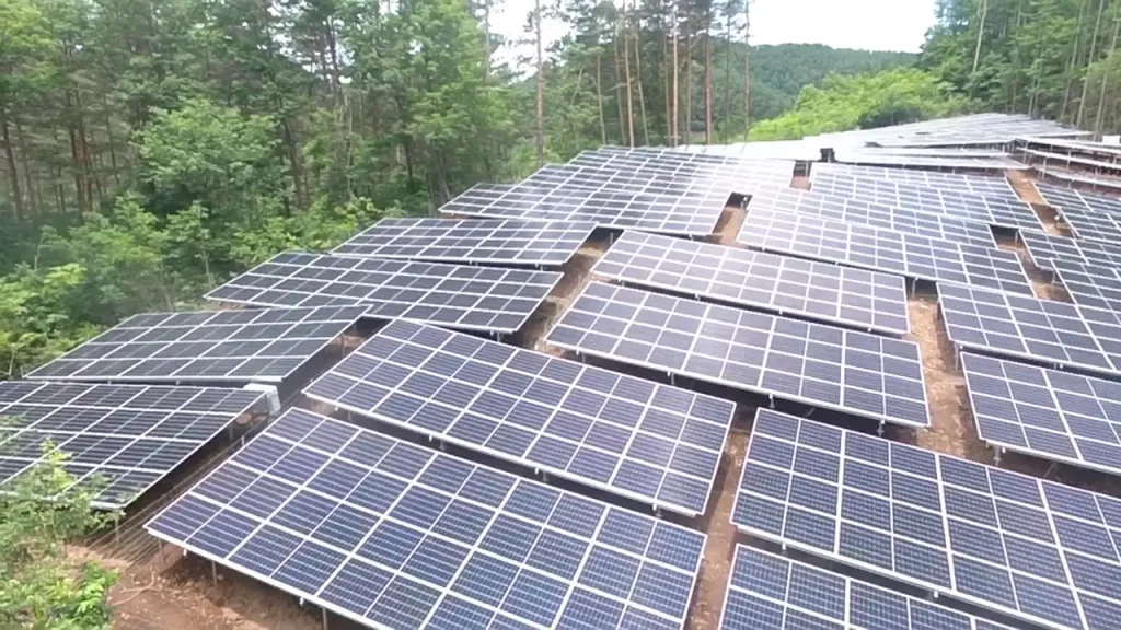Precision steel structural frames for commercial ground mounts supplied wholesale by SR Solar factory.